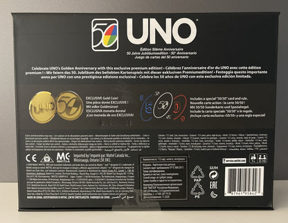 UNO Card Game - 50th Anniversary Edition Anniversary Edition - Mattel Games (2020)