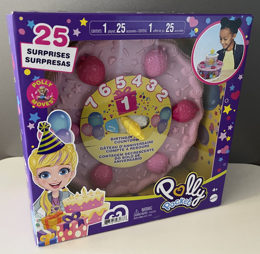 Polly Pocket Geburtstagstorte / Birthday Cake mit 25 Überraschungen (Mattel)
