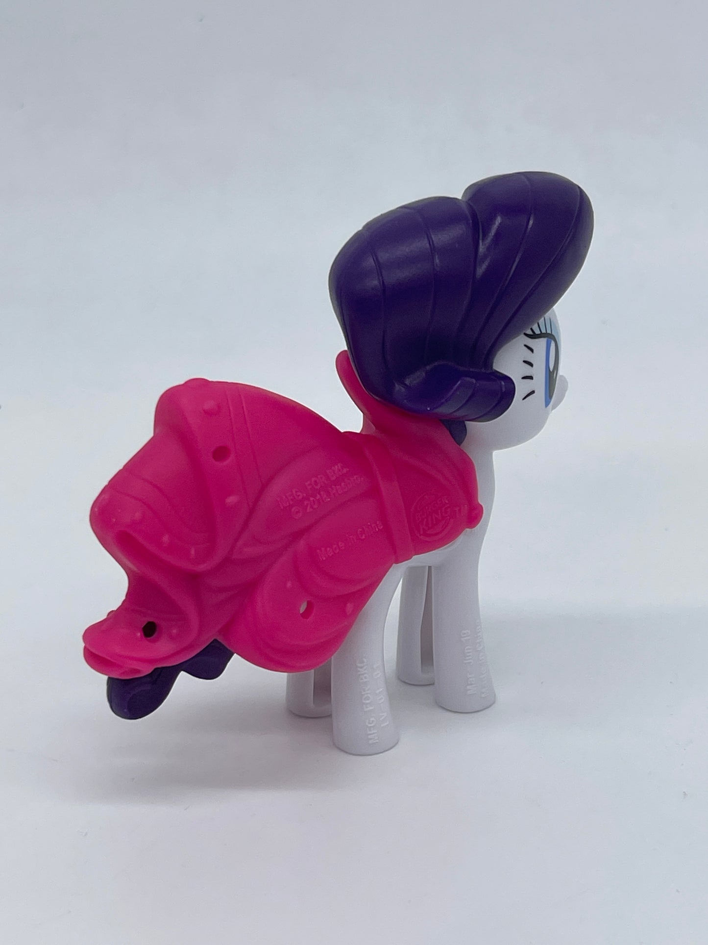 Burger King "Rarity with Removable Throw" My Little Pony Jr. Meal (2019)