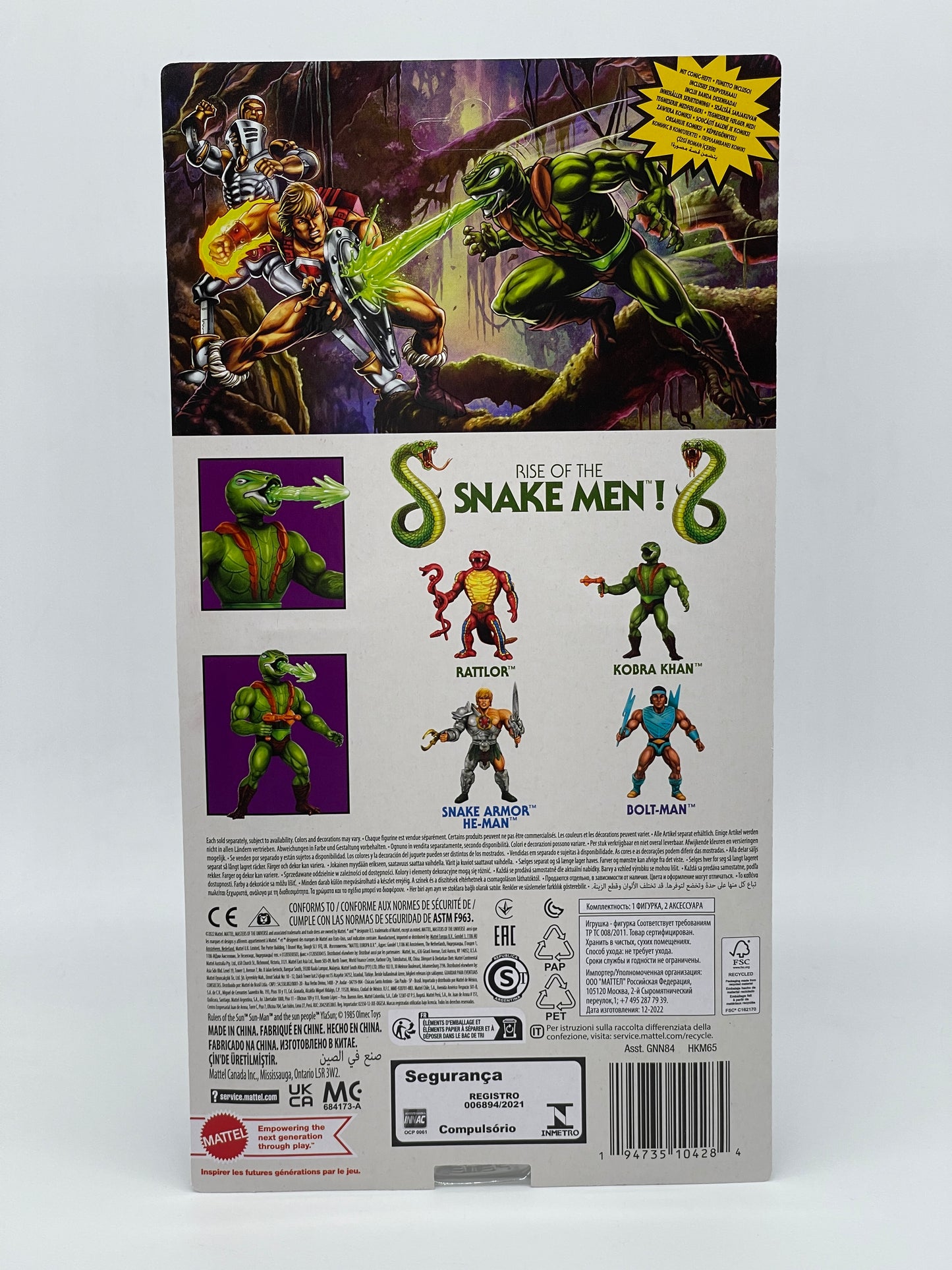 Masters of the Universe Origins "Kobra Khan" Snake Men unpunched MOTU (2022)
