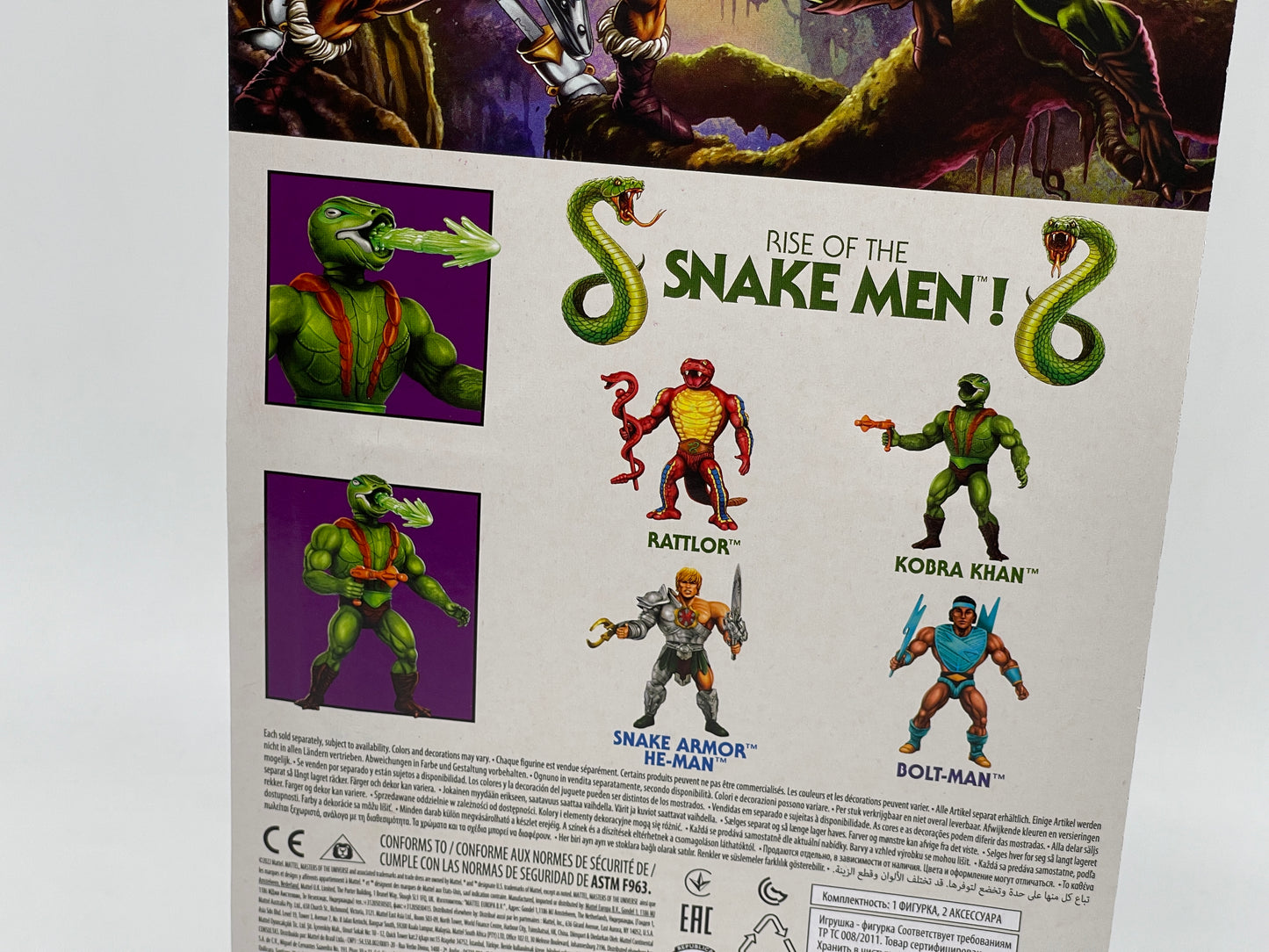 Masters of the Universe Origins "Kobra Khan" Snake Men unpunched MOTU (2022)