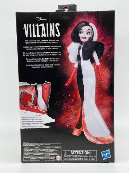 Disney Villains "Cruella De Vil" Fashion Puppe 101 Dalmatiner (Hasbro, 2021)