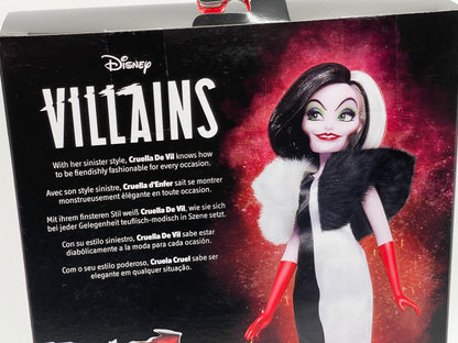 Disney Villains "Cruella De Vil" Fashion Puppe 101 Dalmatiner (Hasbro, 2021)