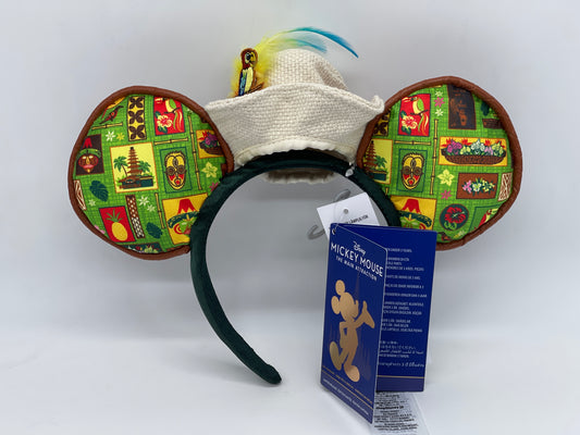 Disney Headband "Enchanted Tiki Room" Main Attraction Ears 50 Years Disney