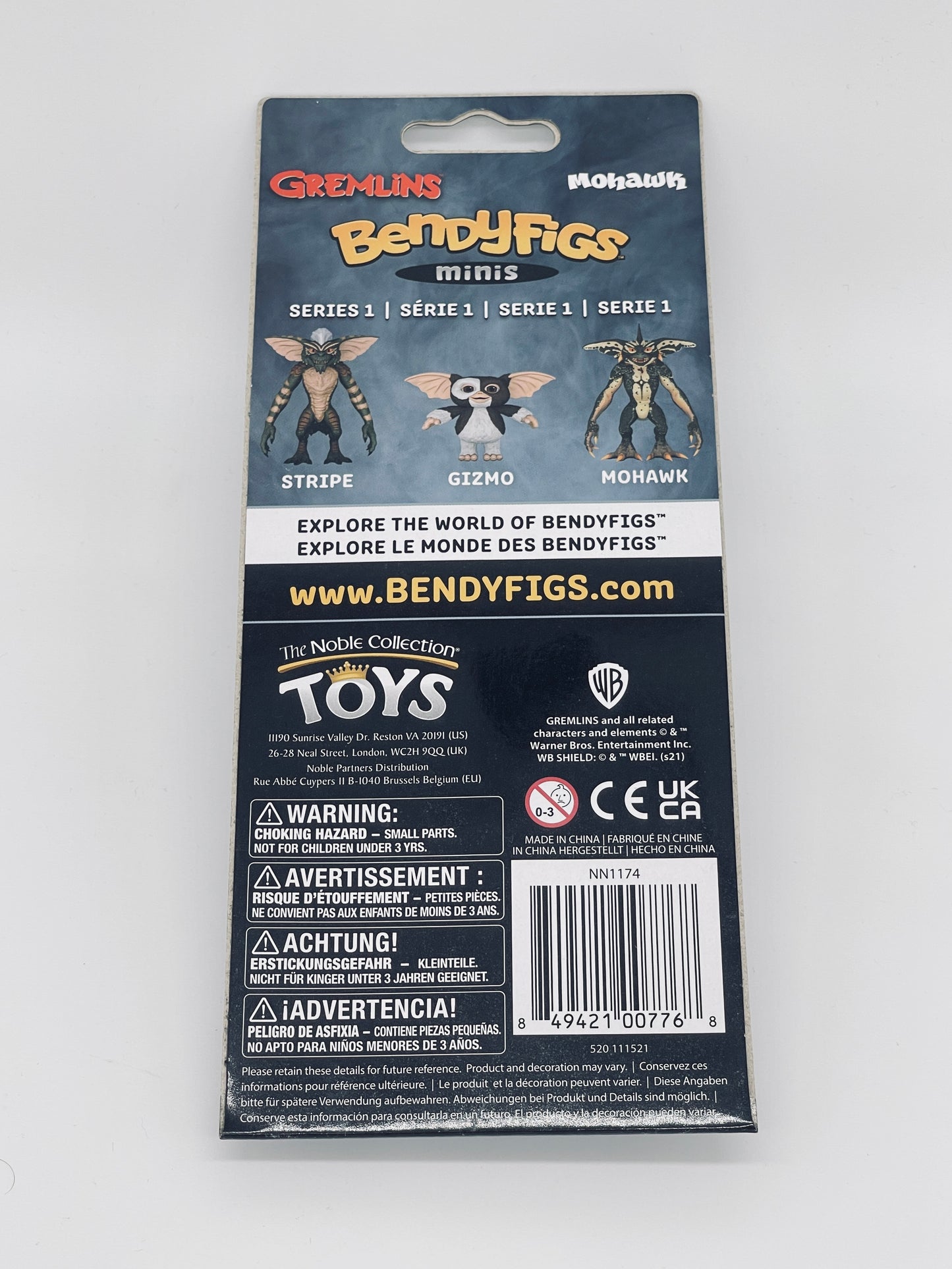 Gremlins - Mohawk - Bendyfigs Minis The Noble Collection Toyllectible Figur
