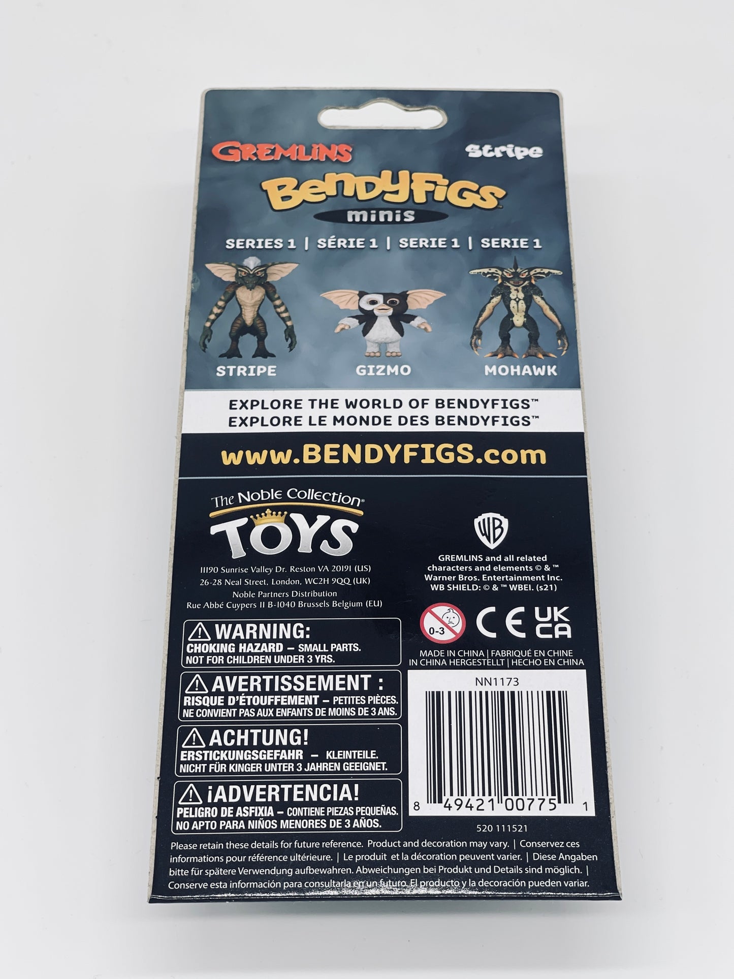Gremlins - Stripe - Bendyfigs Minis The Noble Collection Toyllectible Figur