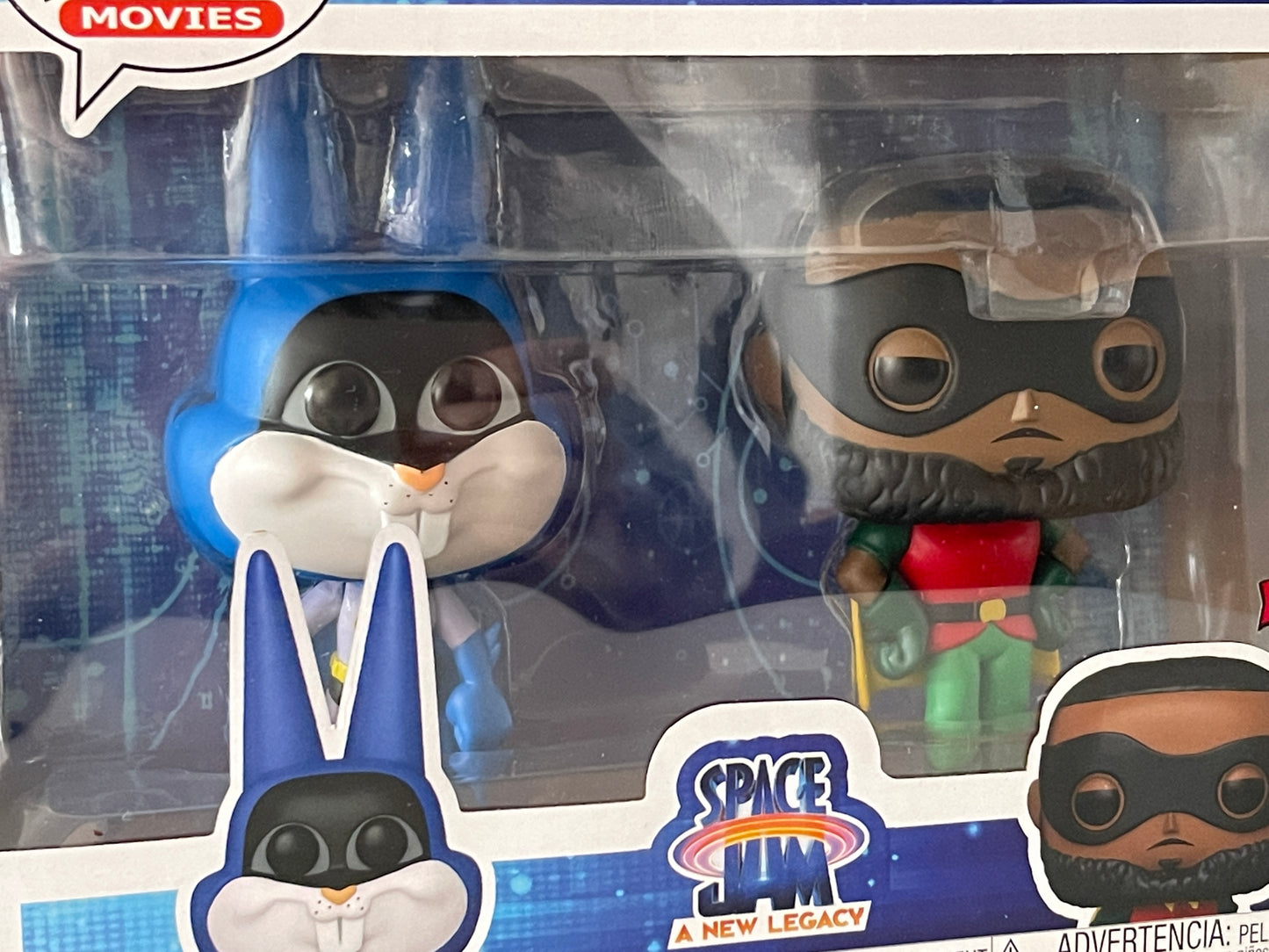Funko POP Space Jam 2 Pack - Bugs Bunny as Batman & LeBron James as Robin -