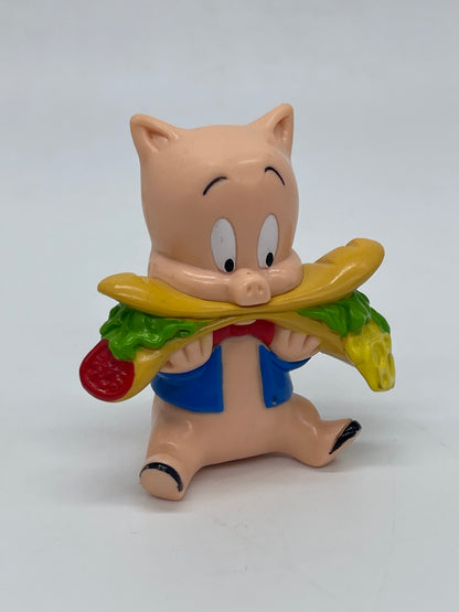 Bugs Bunny "Schweinchen Dick / Porky Pig" Figure Looney Tunes Vintage (1994) 