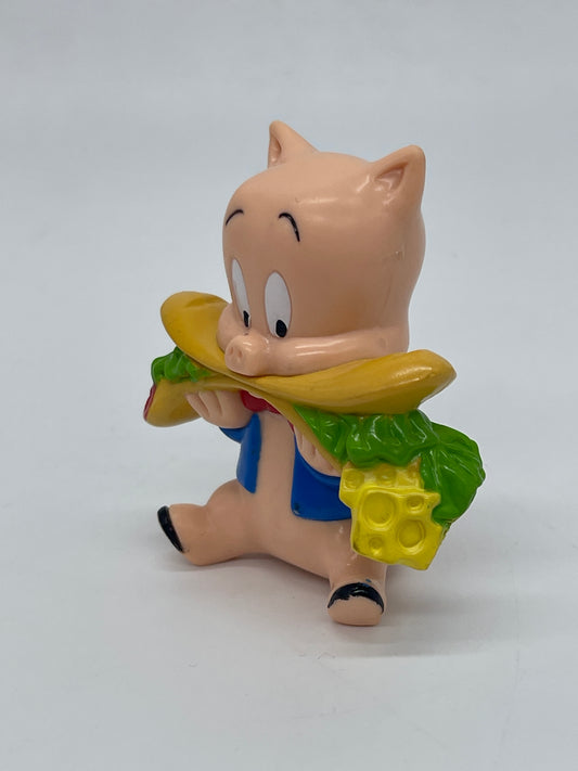 Bugs Bunny "Schweinchen Dick / Porky Pig" Figure Looney Tunes Vintage (1994) 