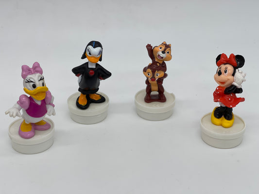 Disney "Smarties Topper Nestlé" Daisy, Gundel, AB Hörnchen, Minnie (1990s) 