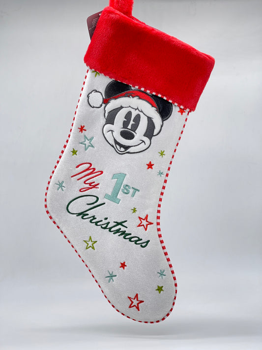 Disney "Christmas Stocking - Sock" Vintage Christmas Collection Mickey Mouse 