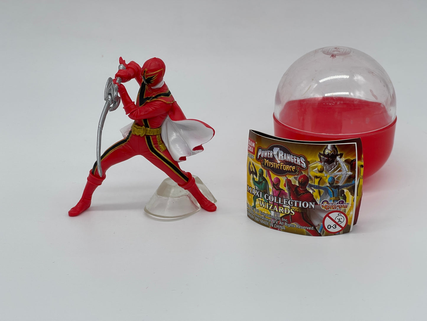 Power Rangers "Red Ranger" Mystic Force Maxi Collection Wizards Gashapon (2007)