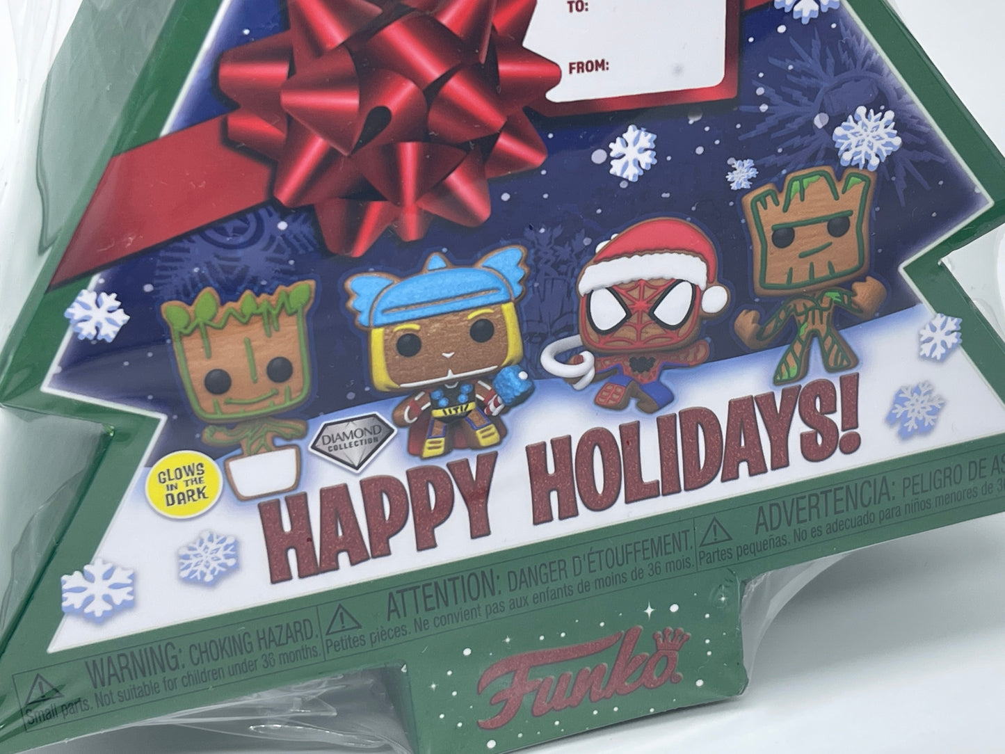 Funko Pocket POP "Happy Holiday Tree" Marvel 4-Pack Special Edition (2022)
