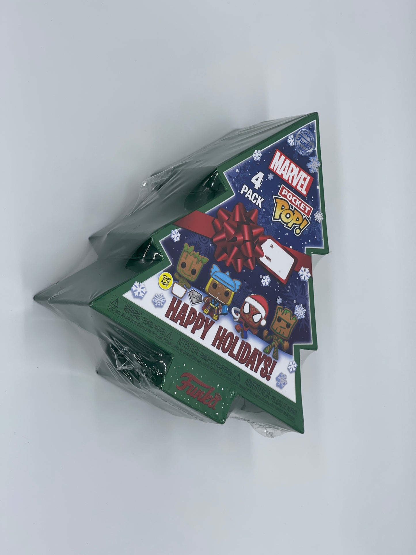 Funko Pocket POP "Happy Holiday Tree" Marvel 4-Pack Special Edition (2022)