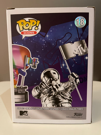 Funko POP Icons 18 MTV - MTV MOON PERSON - Regenbogen Music Television