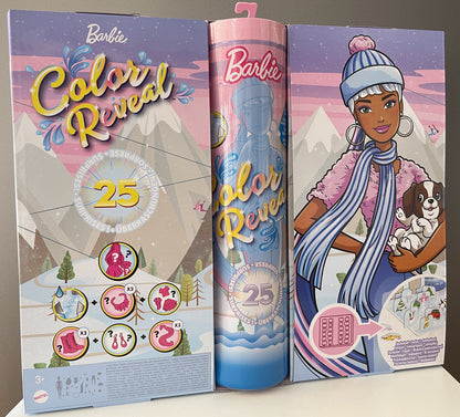 Barbie - COLOR REVEAL - Adventskalender 2021 Set - 25 Überraschungen HBT74