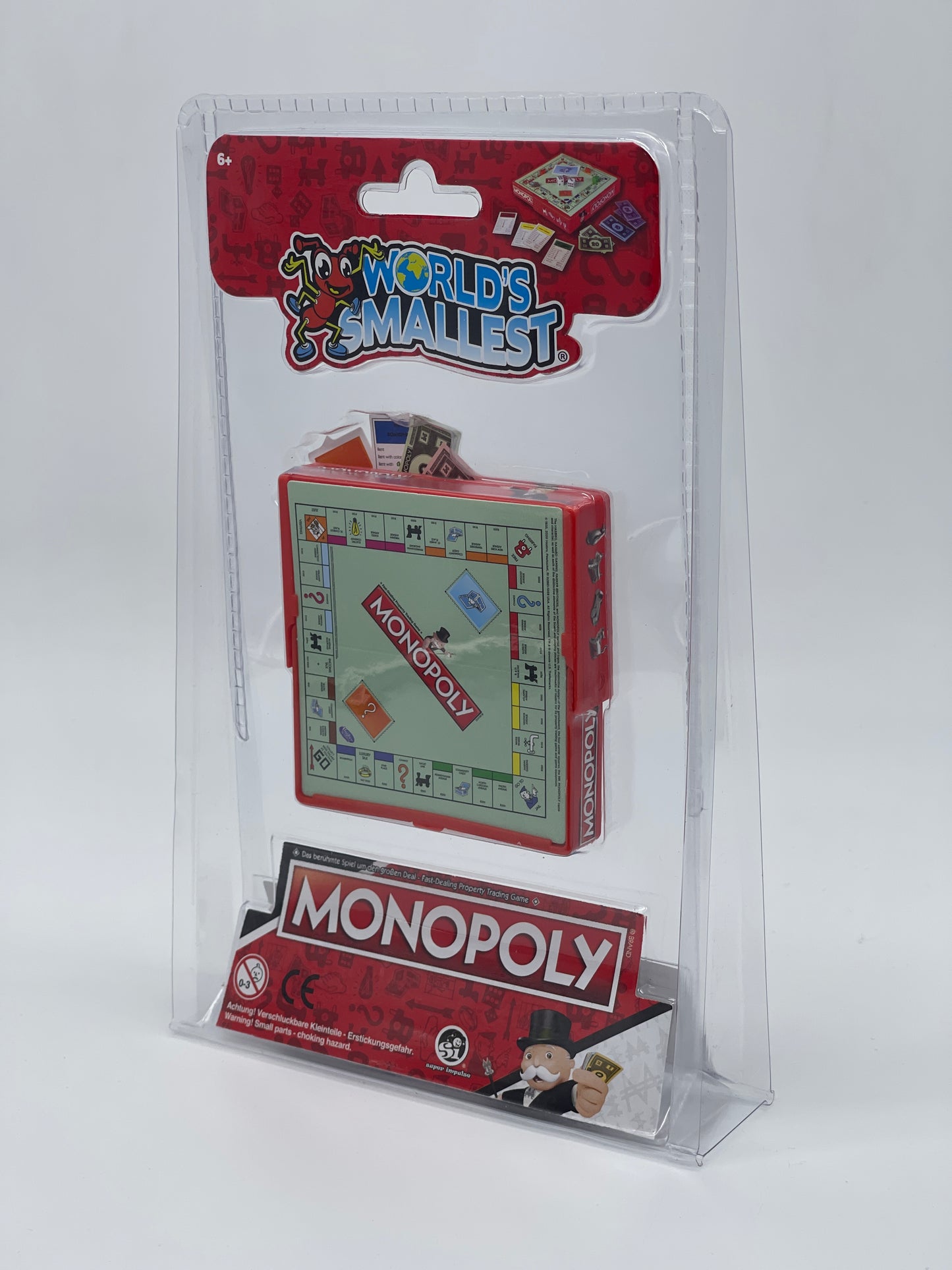 Worlds Smallest "Monopoly" mit Spielgeld, Spielbrett und Zubehör Hasbro (2022)
