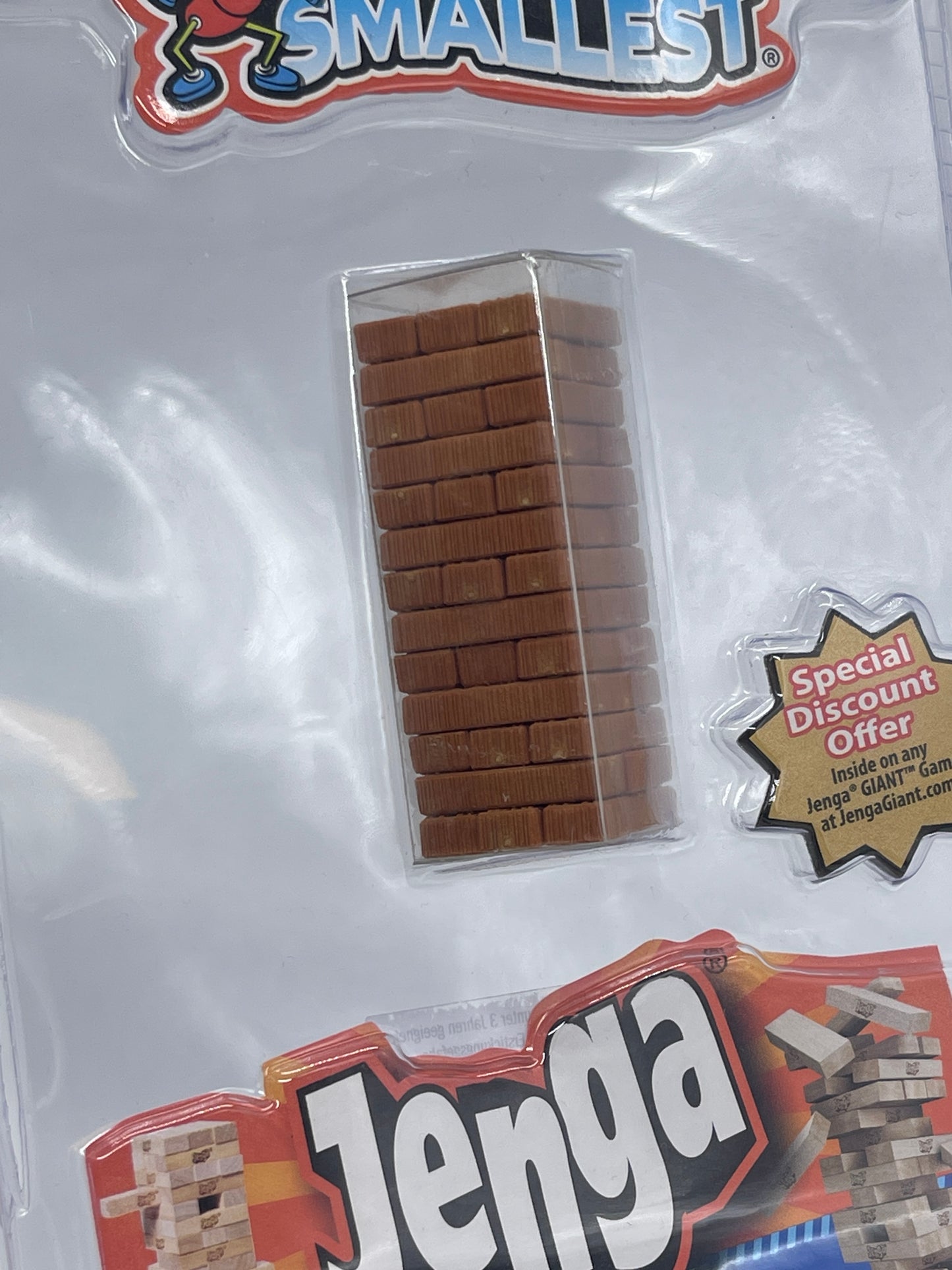 Worlds Smallest "Jenga Geschicklichkeitsspiel" voll spielbar (2021)