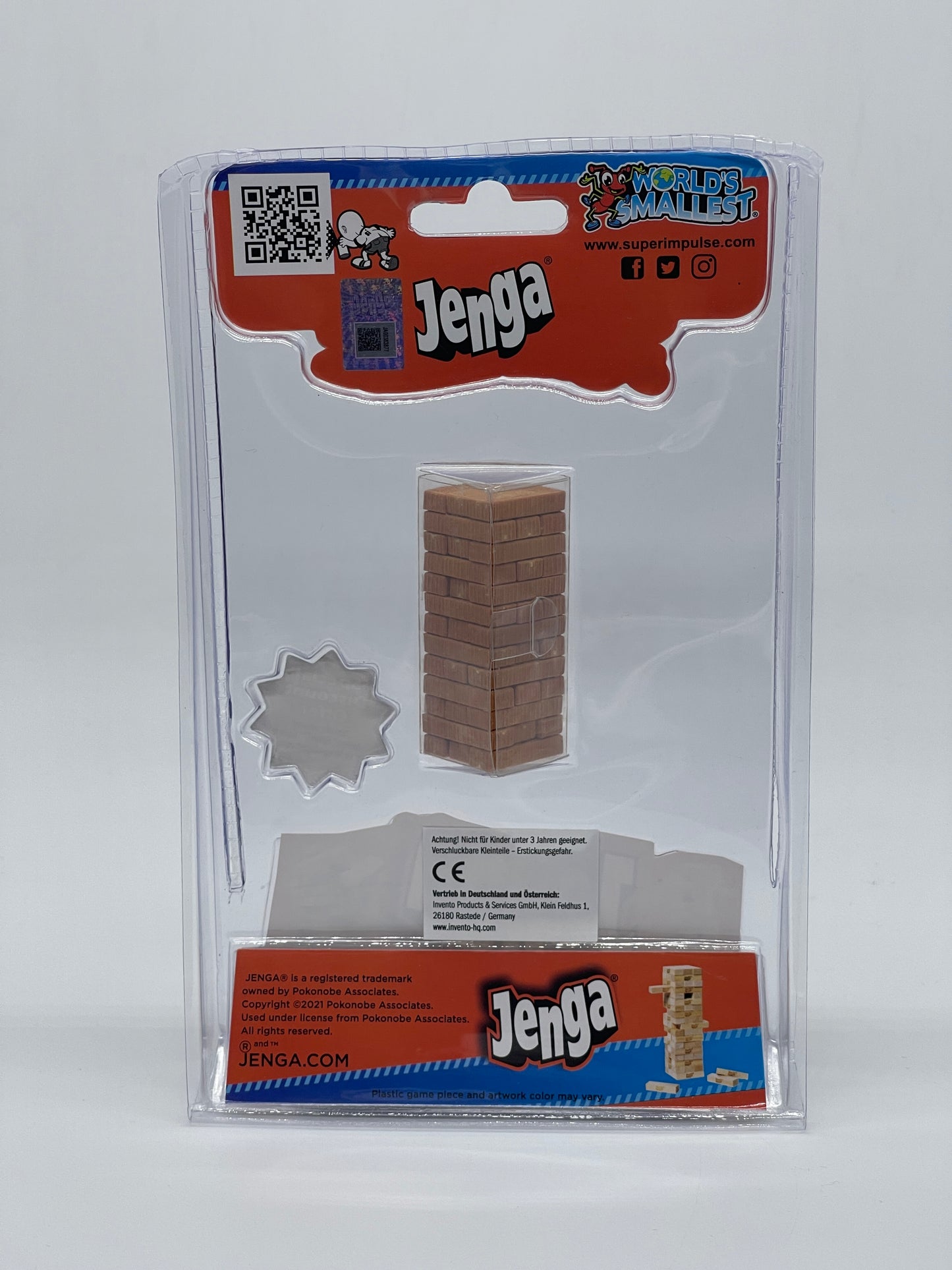 Worlds Smallest "Jenga Geschicklichkeitsspiel" voll spielbar (2021)