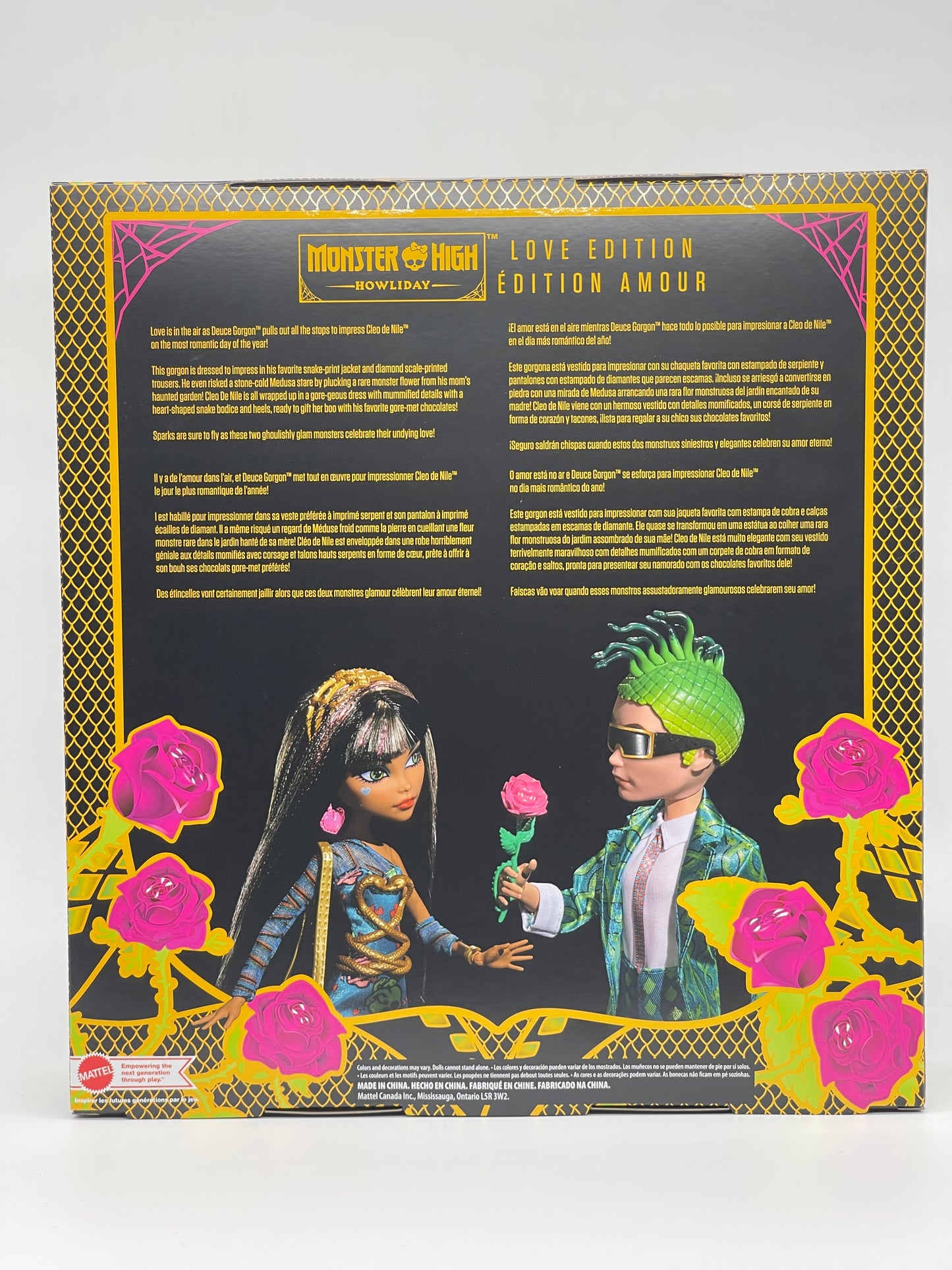 Monster High "Cleo and Deuce Howliday Love Edition 2 Pack" Mattel Creations (2023)