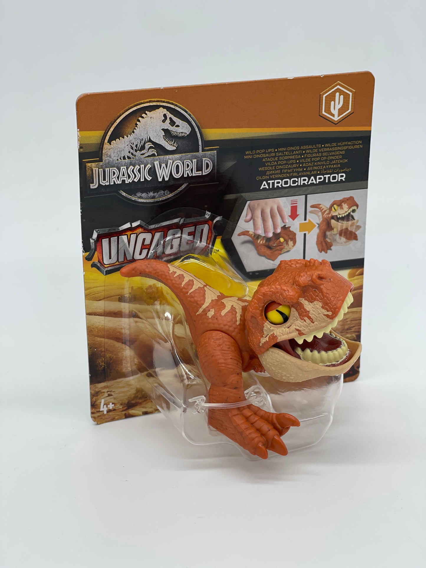 Jurassic World Dominion "Uncaged" Wild Popups Hüpfaction Mini Dinos (Mattel)