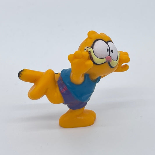 Garfield "Jogger" PVC Figur United Feature Syndicate Vintage (1981)