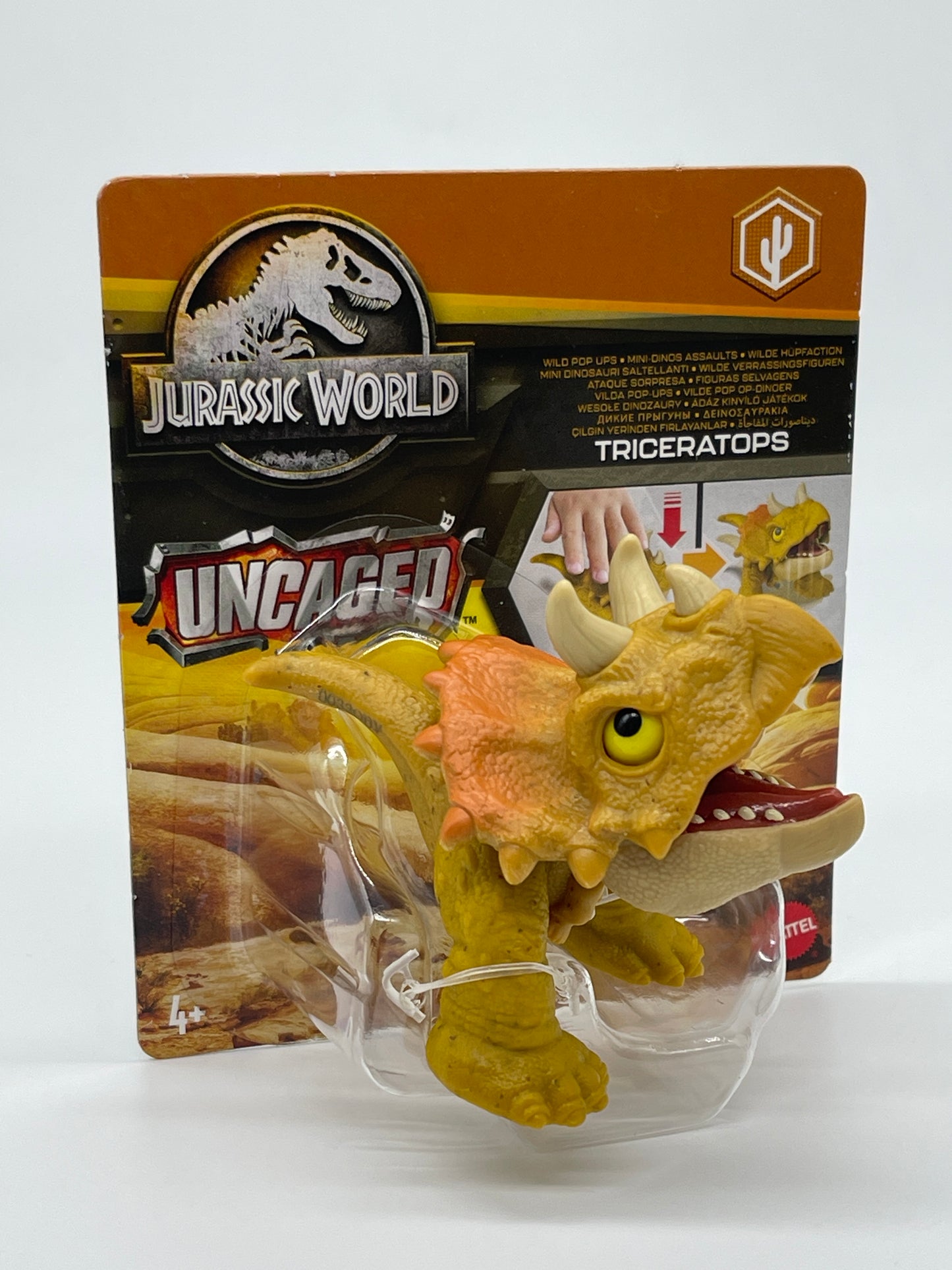 Jurassic World Dominion "Uncaged" Wild Popups Hüpfaction Mini Dinos (Mattel)