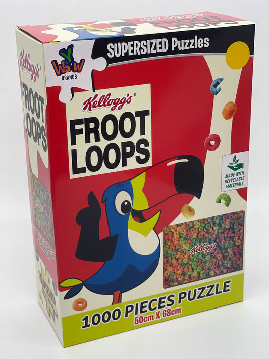 Kelloggs Froot Loops 1000 Teile Puzzle 50 x 68 cm Supersized Puzzle / Puzzel