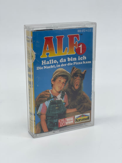 Alf "Hallo, da bin ich - die Nacht in der die Pizza kam" Hörspielkassette Folge 1 (1988)