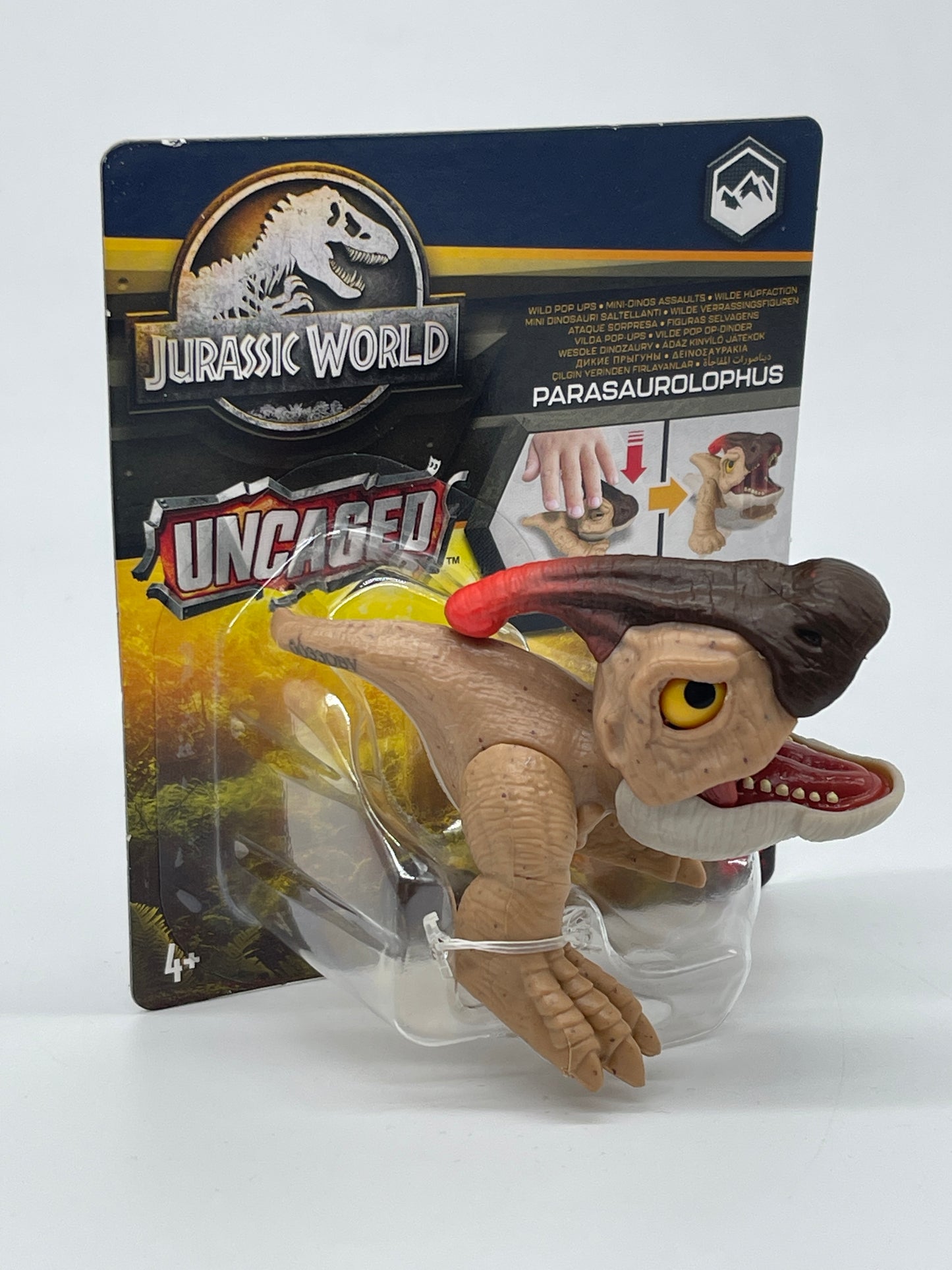 Jurassic World Dominion "Uncaged" Wild Popups Hüpfaction Mini Dinos (Mattel)