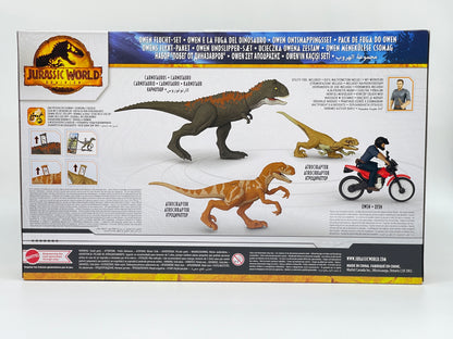 Jurassic World Dominion "Owen Escape Set / Escape" with Accessories (Mattel, 2021) 