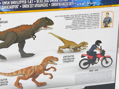 Jurassic World Dominion "Owen Flucht-Set / Escape" mit Zubehör (Mattel, 2021)