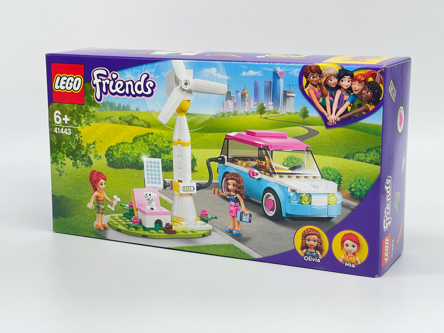 Lego Friends "Olivias Elektroauto" Windrad und Picknick Platz (41443)
