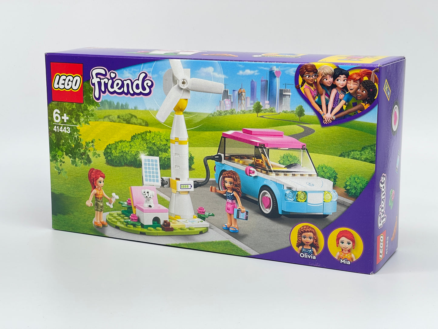 Lego Friends "Olivia's Electric Car" Pinwheel and Picnic Area (41443)