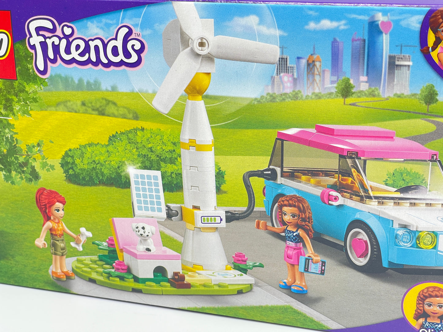 Lego Friends "Olivias Elektroauto" Windrad und Picknick Platz (41443)