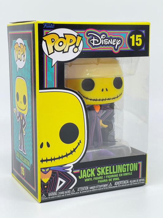 Funko POP "Jack Skellington" #15 Blacklight Nightmare before Christmas Disney