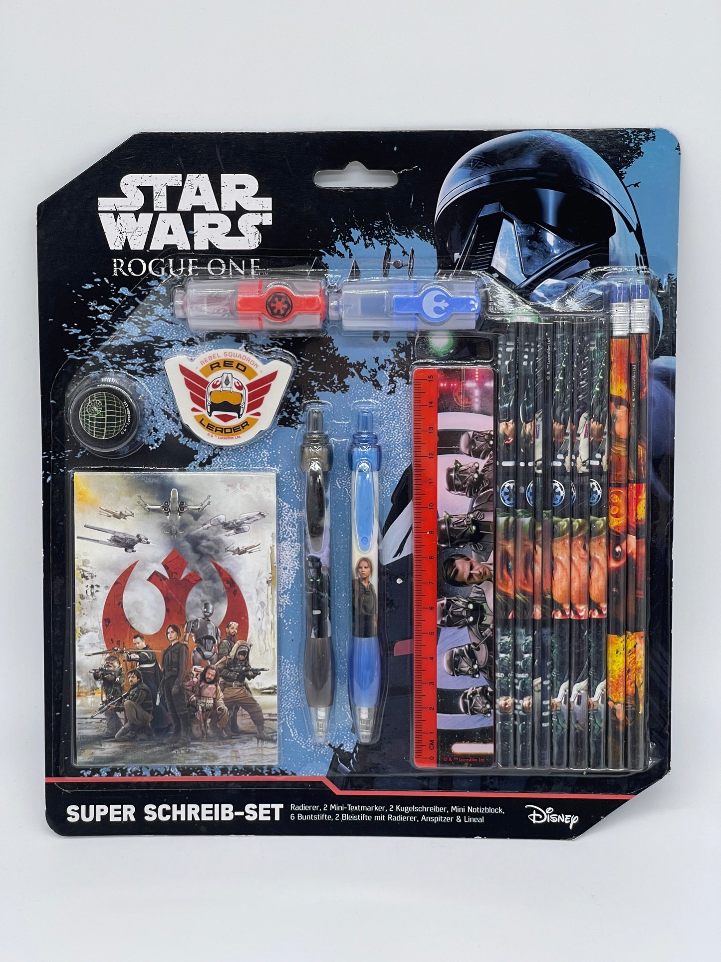 Star Wars Rogue One "XL Super Schreibset Stifte, Lineal, Radierer etc" (Disney)
