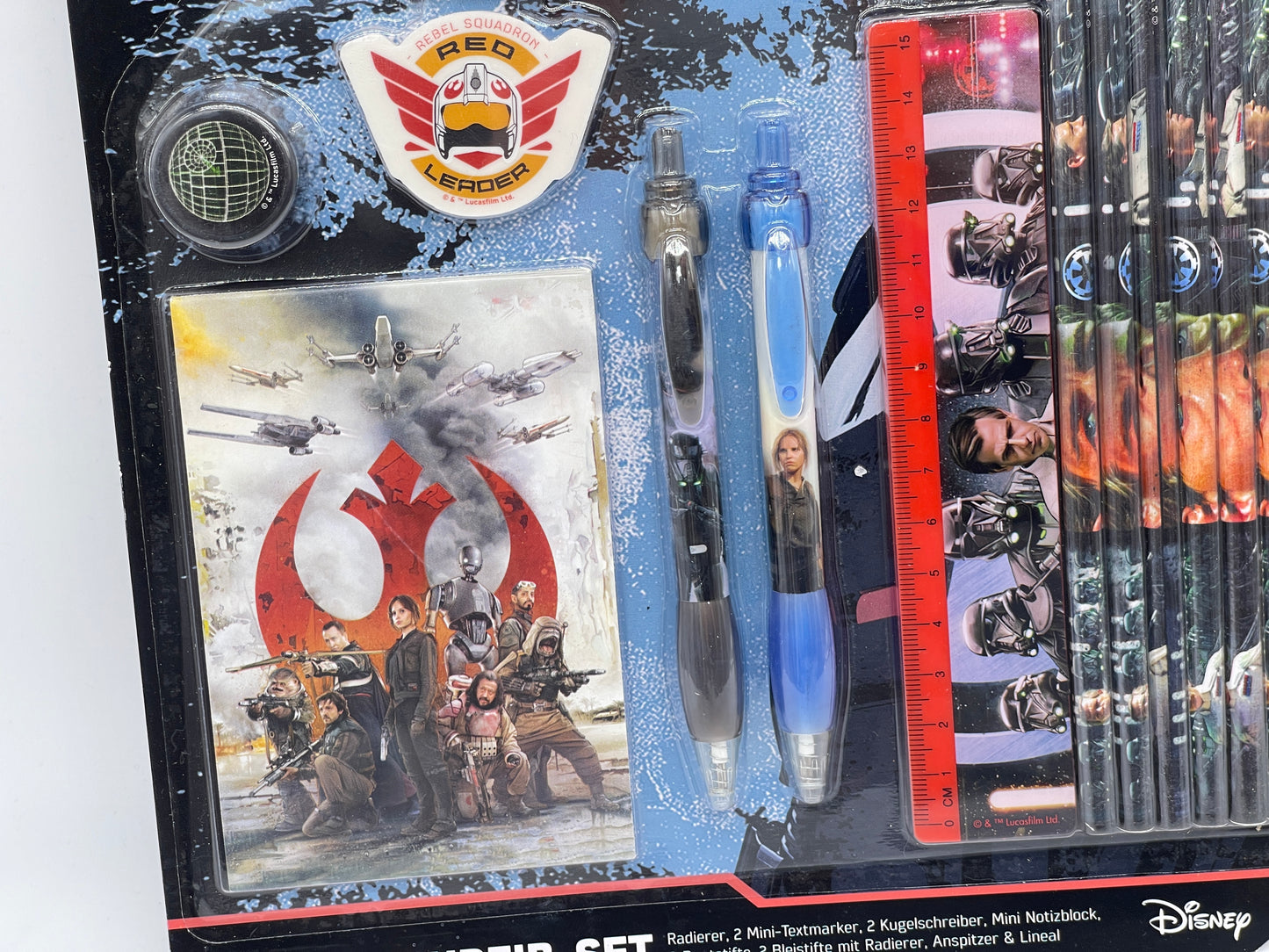Star Wars Rogue One "XL Super Schreibset Stifte, Lineal, Radierer etc" (Disney)