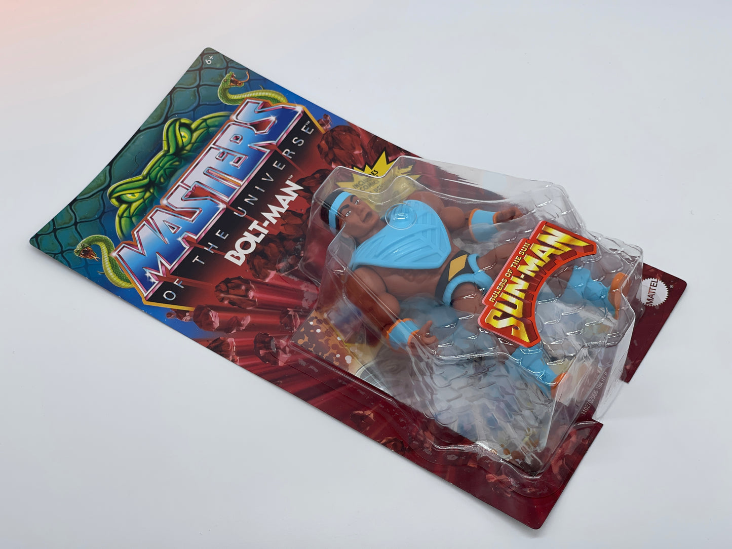 Masters of the Universe Origins "Bolt-Man" Sun Man unpunched MOTU (2022)