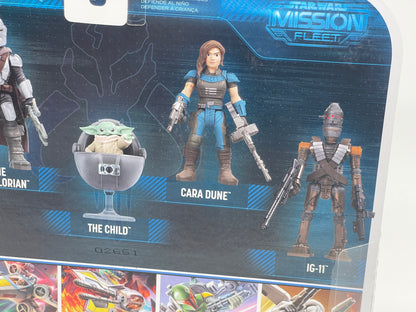 Star Wars Mission Fleet - CARA DUNE - MANDALORIAN - THE CHILD - IG11 - TROOP