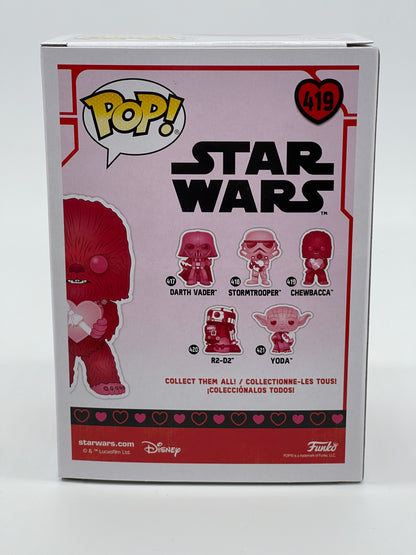 Funko POP Star Wars 419 - CHEWBACCA - *Valentines Edition* Bobble Head