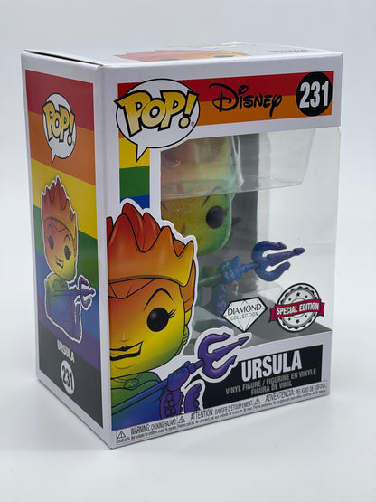 Funko POP Disney 231 Pride - Ursula - Diamond Collection Little Mermaid Rainbow