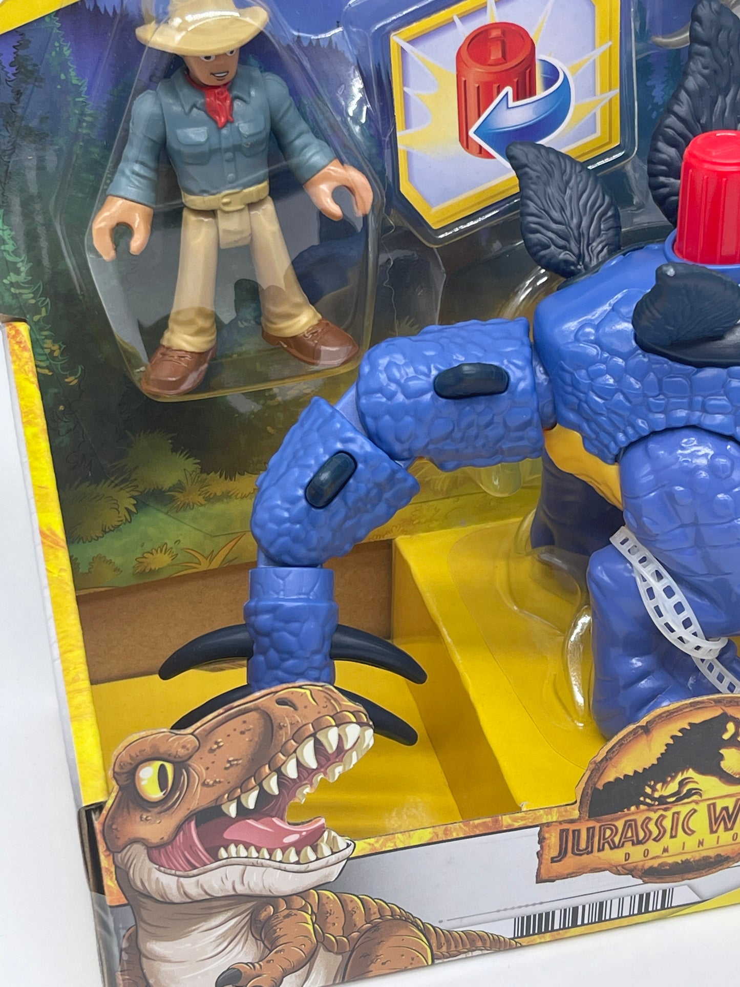 Jurassic World Dominion Imaginext "Stegosaurus & Dr. Alan Grant" (Fisher Price)