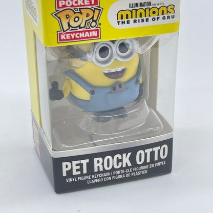 Minions "Pet Rock Otto" Funko POP Schlüsselanhänger Keychain (2020)
