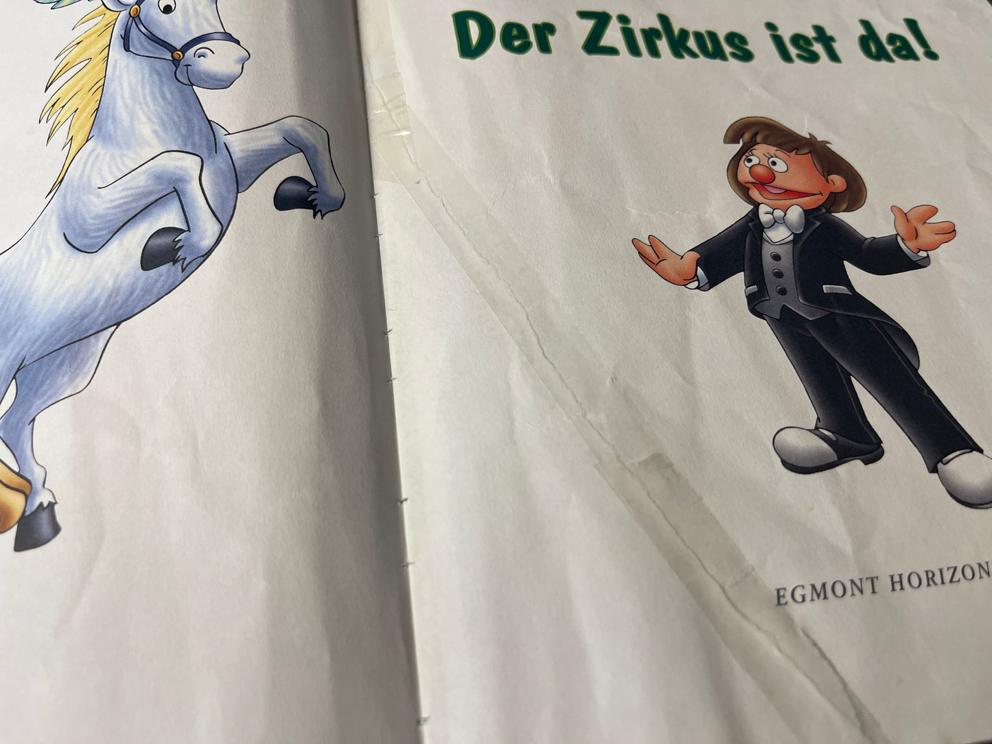 Sesamstraße Kinderbuch "Der Zirkus ist da" Egmont Horizont Verlag (1999)