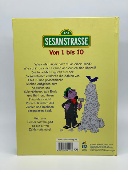 Sesamstraße Kinderbuch "Von 1 bis 10" Xenos Verlag (2003)