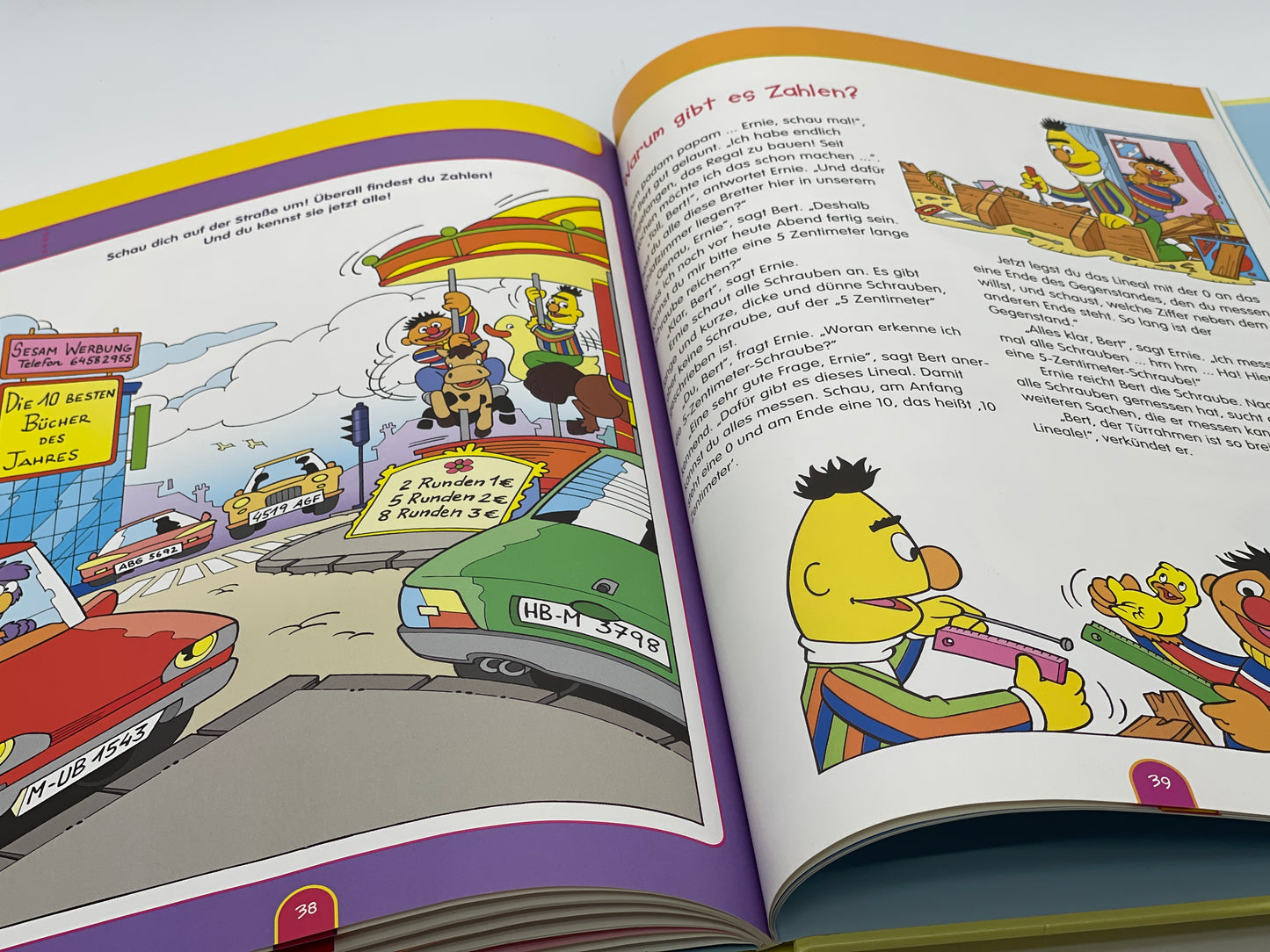 Sesamstraße Kinderbuch "Von 1 bis 10" Xenos Verlag (2003)