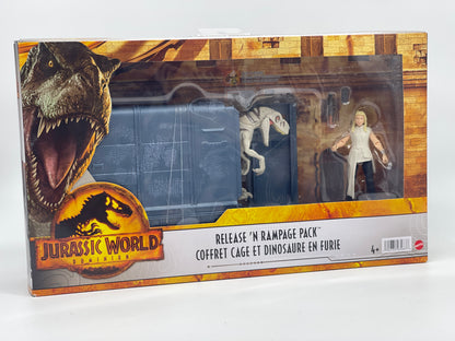 Jurassic World Dominion Release' n Rampage Pack Soyona Santos & Atrociraptor