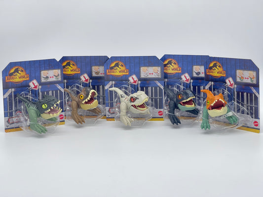 Jurassic World Dominion "Uncaged" Wild Popups Bouncing Action Mini Dinos (Mattel) 
