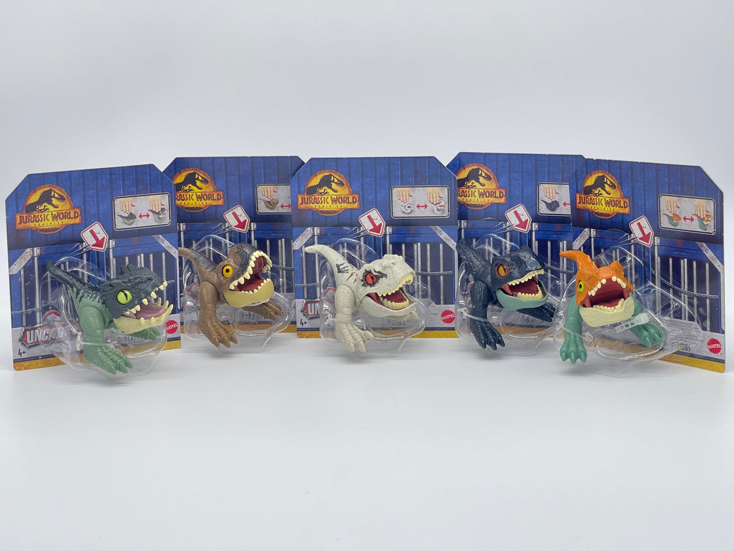 Jurassic World Dominion "Uncaged" Wild Popups Hüpfaction Mini Dinos (Mattel)